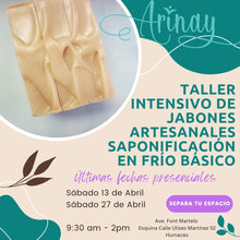 Load image into Gallery viewer, Taller Presencial Jabones Saponificados Básico
